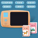 White shell children's puzzle hand and brain training card early education machine Chinese and English learning graffiti LCD handwriting drawing board host + 232 cards audio books rechargeable + card reading + electronic handwriting tablet
