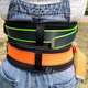 National standard thickened electrician's safety belt power belt climbing telephone pole outdoor tree anti-fall fence safety belt national standard electrician's belt_double hook black extended version