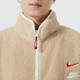 Nike (Nike) Offizielle Herrenkleidung 2025 Frühling Neue Sportbekleidung Imitation Lamm Velvet Stand Halsband Casual Warm Jacket Jacket FZ6194-126 2xl 185 (Empfohlen 150-170jin [Jin gleich 0,5 kg]))