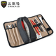 FASITE tool roll bag portable small canvas thickened storage bag multi-functional portable electrician tool bag khaki