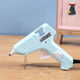 Hot melt glue gun multifunctional electric glue gun for children at home handmade high viscosity hot melt glue stick 7mm small glue strip blue 2 glue sticks