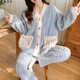 Chuangjingyi chooses pajamas for pregnant women in winter thickened coral velvet confinement clothes in autumn and winter thickened sweet pajamas for pregnant women in women for women MY-9922 Apricot and brown letter bear [Breastfeeding L (recommended 100-130 Jin [Jin equals 0.5 kg])