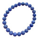 Pu Lian Natural Tanzanite Bracelet Women's Heart of the Ocean Purple Sapphire Crystal Tanzanian Gemstone Three Circle Beads Bracelet Jewelry (A18) Approximately 4.1-4.5mm