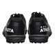 Athleta Asilita Football Shoes Grundschule Kinder gebrochene Nägel TF Training Turnschuhe Künstliche Gras 12013J BLK [Schwarz] 38,5 (230 mm) Geeignet für normale Fußgrößen 35 Größen