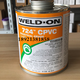 American IPS Weld-on CPVC724 GLUE PVC-C ADHESIVE 946ML / BARLER 724 Une bouteille
