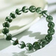 WSAY Green Ghost Cornucopia Crystal Bracelet for Men and Women Ghost Crystal Melaleuca Green Crystal Beads Full of Stars Bead Diameter Approximately 6mm Single Circle