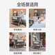 DEARVADER婴儿床多功能床折叠婴儿床可移动0-3岁婴儿护理台新生儿拼接大床 蓝色+床垫+置物篮+尿布台