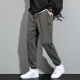 
Maine Sheng 100% pure cotton casual pants for men in spring and autumn loose breathable sports pants solid color versatile youth tying pants SD-6636 black XL (125-140Jin [Jin equals 0.5 kg])