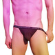 
Confidential delivery for men's self-healthy underwear cotton breathable sexy U convex sexy double cherry underwear men's thong men's self-black men's modal cotton sexy underwear U convex M