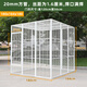Free space splicing cat cage extra large cat villa pet bold encrypted pigeon large flying cage parrot bird cage length 180cm width 184cm height 180cm free space Xinjiang