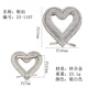
Shoes rhinestone shoe buckle metal women's shoes versatile upper decorative claw buckle shoe buckle flower clamp buckle removable shoe accessories 23-1098