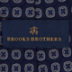Brooks Brothers [Подарок на день отца] Мужчина Новая осенняя и зимняя шелковая шелковая шерстяные цветы Бизнес галстук 4004-Narrow Blue OS