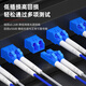 Nokoxin engineering telecommunications grade armored fiber jumper single-mode dual-core LC-LC Gigabit 10 Gigabit armored tail fiber wire anti-rat tensile-resistant and bending armored single-mode dual-core jumper LC-FC 5 meters