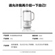 Buydeem glue-free health pot kettle mini health cup office hot water kettle tea maker K36 white (excluding extraction basket)