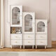 Bai Weitang französischer Sideboard im Cream-Stil gegen die Wand Modernes einfaches Wohnzimmer kleiner vertikaler Schrank Küchenschrank Aufbewahrung Sideboard Kleine Wohnung NT753 Multifunktions Bücherregal Lieferung und Installation
