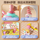 Cute children's toys girls 3 to 6 years old girls 4 play house ice cream ice cream shop princess birthday gift 5 New Year gift cute rabbit ice cream shop 24 color mud / 12 pieces