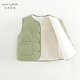 MARC&JANIE three-proof Mark Jane baby winter clothing for boys and girls plus velvet cotton vest children's top 241538