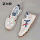 ZHR Casual Schuhe für Frauen im Herbst Retro Sport treiben dicke alleinige Schuhe für Frauen, um die Größe zu erhöhen und sie aussehen zu lassen, schäbige Schuhe für Frauen G686 Mailand 35