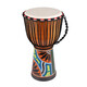 Jaek Dante African Drum Professional Performance Master Drum Lehre Percussion Instrument Alte Ziegenkinde Indonesische afrikanische Handtank Standard 12-Zoll-Elefant (Big Gift Pack)