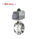 Válvula de mariposa de carga rápida de acero inoxidable neumático 304 D681X-16X CLAMP HORIZONTAL HORIZONTAL DE HIGENTA Food Válvula de carga rápida 63 UNO USE SINGLE