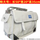 Wear small bag tool bag with rope buckle, strong and durable construction site bag, plumber and electrician storage bag, thickened canvas, white rope buckle, extra large 50*20*35cm