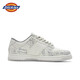 Dickies zapatos de tablero para hombres zapatos casuales transpirables versátiles bajos zapatos planos para hombres zapatos de moda grises 42