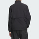 阿迪达斯 （adidas）外套男装 夏季新款插肩袖运动服休闲宽松梭织立领夹克外套 KC3892/黑色-三条纹/立领 XL