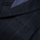 Guhelun Light Luxury Cashmere Anzug Herbst Herbst und Winter New Blue Wool Casual Single Anzug hochwertiger Herrenjacke Blau 170/m