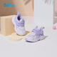 361 Children's Baby Shoes 25 Spring Girls Infants and Toddlers Light Soft Elastic Casual Shoes Two-Step Toddler Shoes Purple 24
