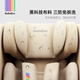 Bebebus pilot child safety seat 0-4-8 years old 360 degree rotating baby baby child car baby seat Qianyan gray professional earthquake resistance