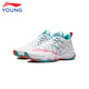 
Li Ning Children's Shoes Children's Basketball Shoes Men's Big Children's Cloud Technology Shock Absorbing and Resilience Comfort Sports Shoes 37YKBS034-11