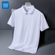 King of King of Trueves endorsed by ice silk traceless POLO shirt short-sleeved men's loose casual short top cool and thin quick-drying clothes BYBL-12357 dark blue M