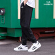 阿迪达斯 （adidas）运动裤男裤2025夏季新款小脚裤跑步训练健身男士裤子休闲长裤 黑色GK9226斜插口袋/收口 L 推荐155-175斤