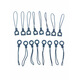 Mobile phone case anti-fall lanyard mobile phone halter neck rope anti-loss artifact mobile phone pendant finger ring hanger lanyard black finger ring buckle - 3 packages