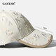 CACUSS Baseball Cap Women's Soft Top Face Revealing Small Peaked Cap Fashion Versatile Sun Hat Outdoor Cycling Casual Sun Hat Light Blue