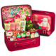 Jiatuling Fat Donglai Quality Guka Christmas Set Children's Fabriqué à la main DIY Unzip Toys Girls Twist Homemade Sticks Christmas Tree Toy Cadeau Boîte à main Stickers Compte Autocollants Full Fire Paint Prints [693 Pieces] Bloc de Noël Building Bloc Guka Set? Sac de rangement de Noël + écharpe en soie exquise