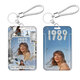 Taylor Taylor Swift Card Card para tarjeta de comida Tarjeta de autobús Tarjeta de autobús Tarjeta de agua Tarjeta de trabajo Tarjeta de trabajo (Set de tarjetas + cuerda de cuero corto negro) KA15780