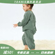 The North Face (The North Face) Japan THE NORT FACE 25 years new children's overalls NBB32502 non-returnable - green M 90c
