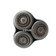Philips S9000 Cabezal de afeitado de afeitar S9111S9731S9711S953S7000 Accesorios RQ12+ Gray 3 Net 3 Piezas