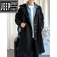 
Jeep (JEEP) windbreaker jacket for men's mid-length autumn and winter 2024 new British men's winter over-knee plus cotton coat F698 black (waist drawstring design) M 90 to 110 Jin [Jin equals 0.5 kg]
