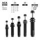 ABDT Yadeke Hydraulic Buffer Damper ACA1007 Oil-pressure Pneumatic Anti-collision Cylinder Shock-absorbing Adjustable Speed Stabilizer ACA12101