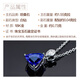 COASZE Tanzanite Necklace 18K Gold Diamond Tanzanite Pendant Women's Tanzanite Necklace