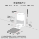 
Mijia Xiaomi sweeping robot M40 sweeping and mopping washing and drying machine automatic dust collection mop drying and watering replenishing bionic double robot arms anti-winding