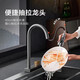 Jiumu (Jomoo) Wasserfall 304 Edelstahl Küche Feiyu Spüle Großer Tank Nano Waschbecken Handwaschung Black Diamond 2.0 Feiyu Spüle Set 680*460*2