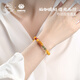 Potala Palace Beeswax Bracelet 925 Silver Transfer Beads Women's Bracelet Plate Playing Buddha Beads Small Tag Beads Birthday Gift Xiang Chenhuan Beeswax Bracelet