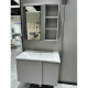 Jomoo Shopping Mall XA2032 Gabinete de baño Moderno Hanging Snowflake Gray Light Luxury Washbasin 695 mm