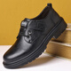 Zapatos de trabajo de suela gruesa sin deslizamiento para hombres zapatos informales de desgaste al aire libre y versátiles (número de artículo 9908) Negro 41