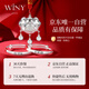 Seulement (Winy) Snake Baby Silver Bracelet Set Baby Longevity Lock 9999 Foot Silver NOUVEAU EN FOLUS MOIS ANNÉE CENT JOUR CADEAU