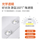 SUPER BRILLOR LED LA LIGA LIGHT OFICINA Oficina de aluminio Light 4/5/7/8/10 CM REJILLA DE LA REGLACIÓN Luz de techo Negro 120304.5cm-112W Modelo de alto contenido