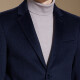 Antonio [Mulberry Silk/Cashmere] Light Luxury Wool Suit Men's Autumn Business Traje informal Jacket Navy Blue 56 (190/104a)